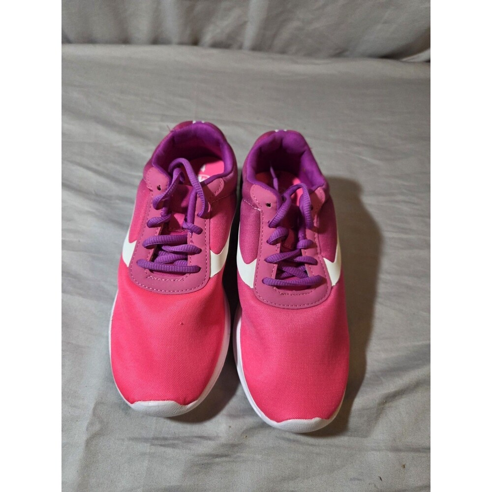 Athletic Works Women's Pink White Purple Lace Up Low Top Running Sneakers
